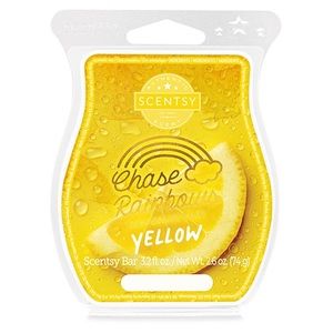 Scentsy Chase Rainbows Yellow Wax Bar